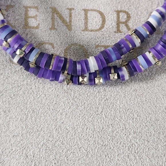 🆕✨💜Kendra Scott Reece bracelet, purple & gold, NWT-BRAND NEW! - Picture 3 of 6